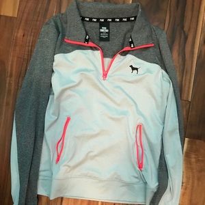 NEVER WORN PINK tight fit workout pullover